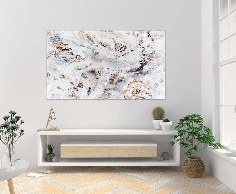 Original Abstract Expressionism Abstract Painting by Radek Smach