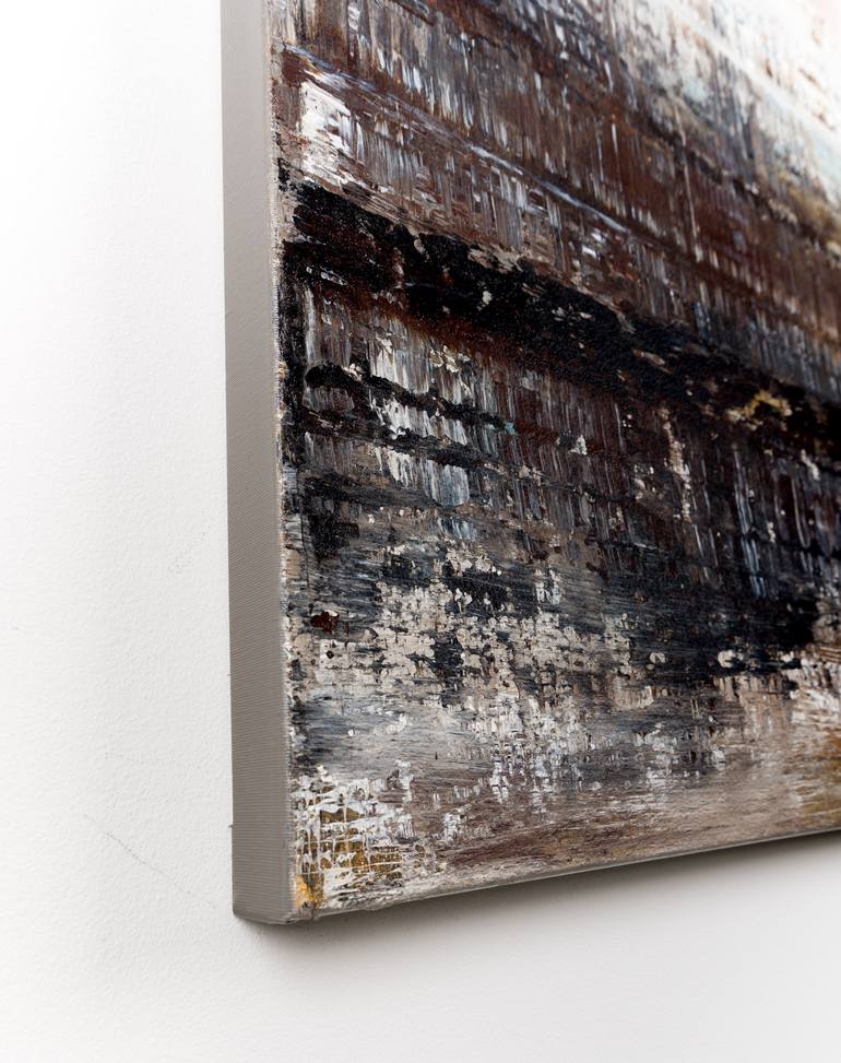 Original Abstract Expressionism Abstract Painting by Radek Smach