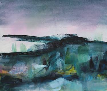 Print of Abstract Landscape Paintings by Merete Jakobsen