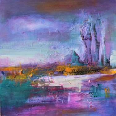 Print of Abstract Expressionism Landscape Paintings by Merete Jakobsen