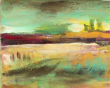 Print of Abstract Landscape Paintings by Merete Jakobsen
