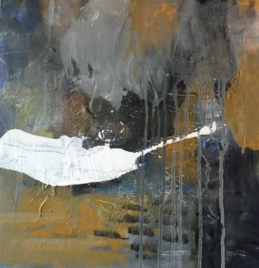 Original Abstract Expressionism Abstract Paintings by Merete Jakobsen