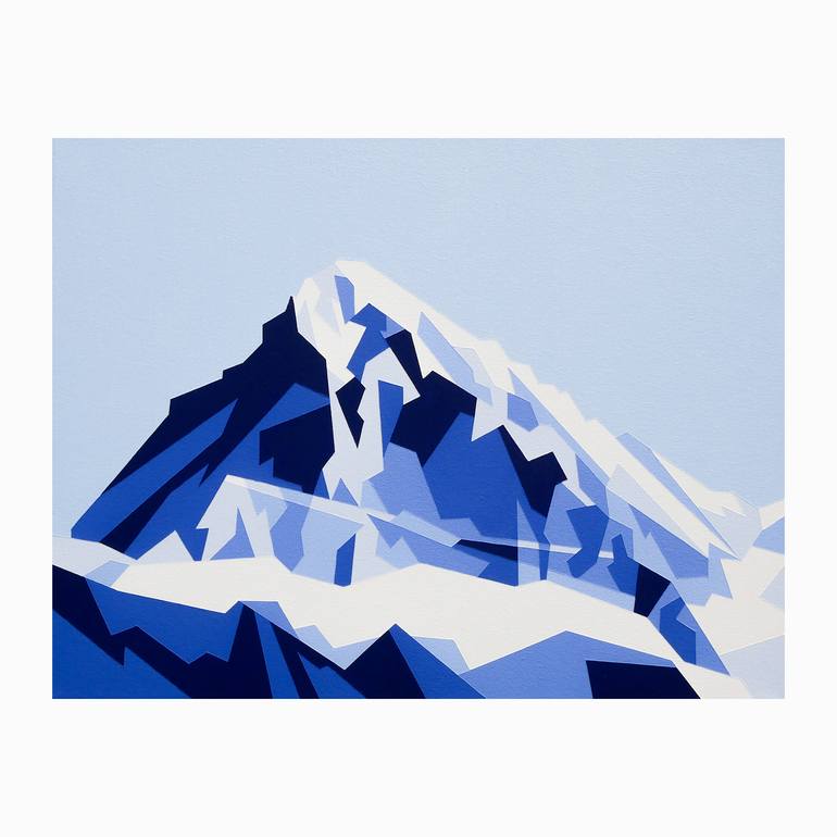 Original Abstract Landscape Painting by Zoe Hattersley