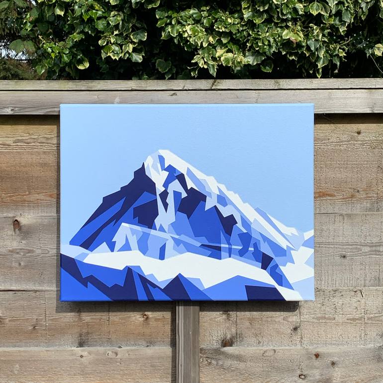 Original Abstract Landscape Painting by Zoe Hattersley