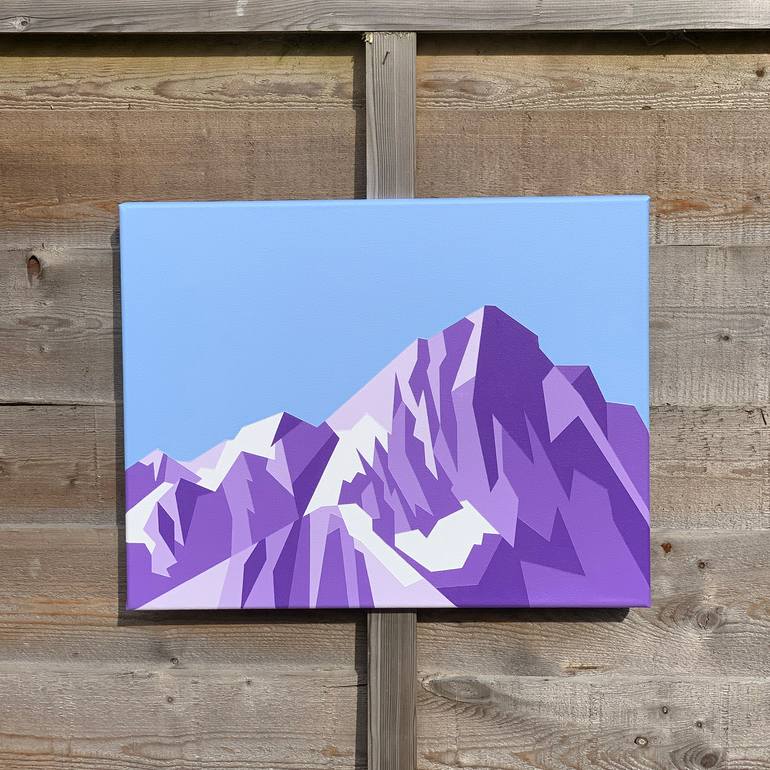 Original Abstract Landscape Painting by Zoe Hattersley