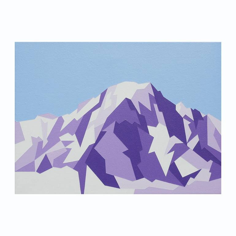 Original Abstract Landscape Painting by Zoe Hattersley