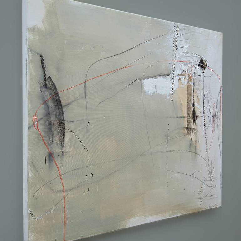 Original Abstract Expressionism Abstract Painting by Larissa Eremeeva