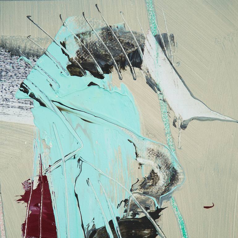 Original Abstract Expressionism Abstract Painting by Larissa Eremeeva