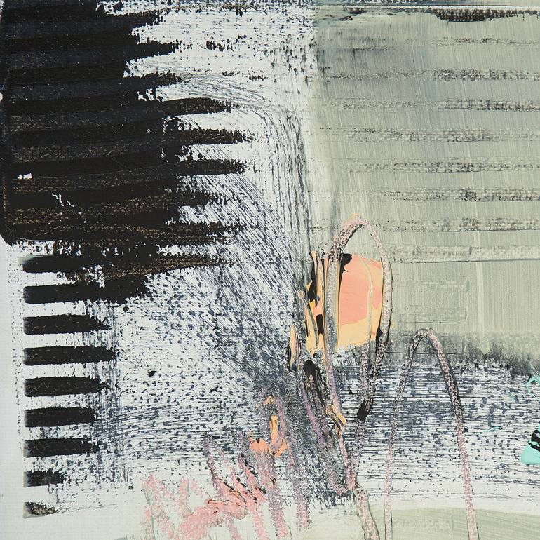 Original Abstract Expressionism Abstract Painting by Larissa Eremeeva