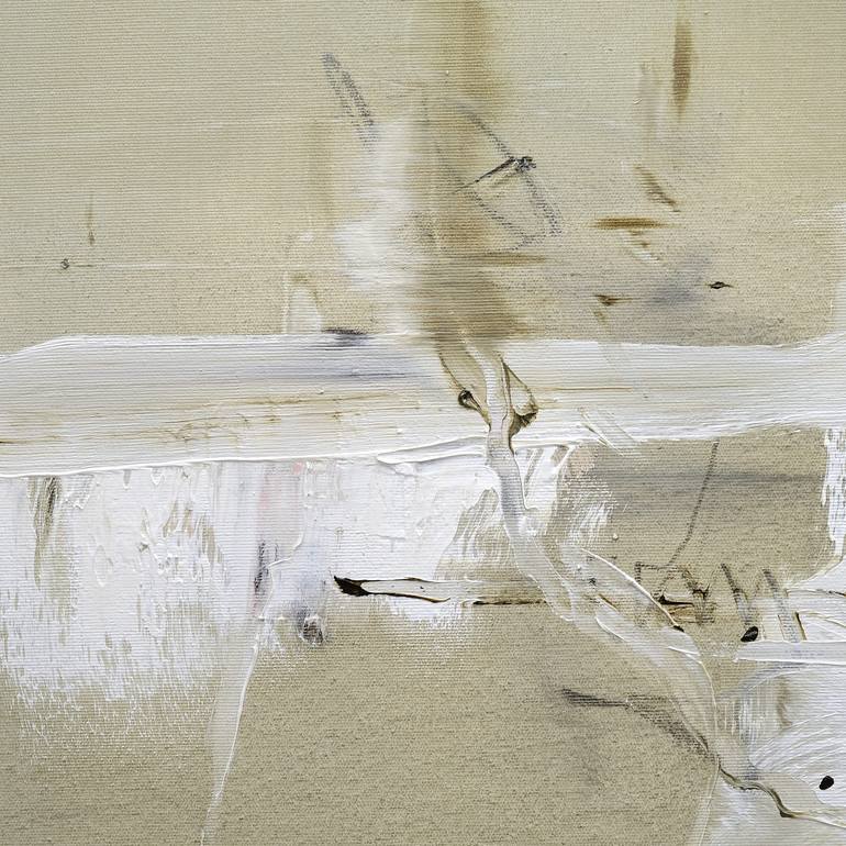 Original Minimalism Abstract Painting by Larissa Eremeeva