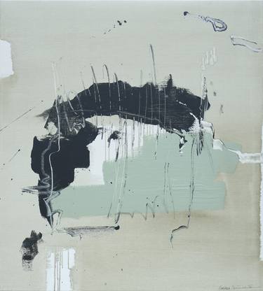 Original Minimalism Abstract Painting by Larissa Eremeeva
