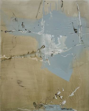 Original Minimalism Abstract Painting by Larissa Eremeeva