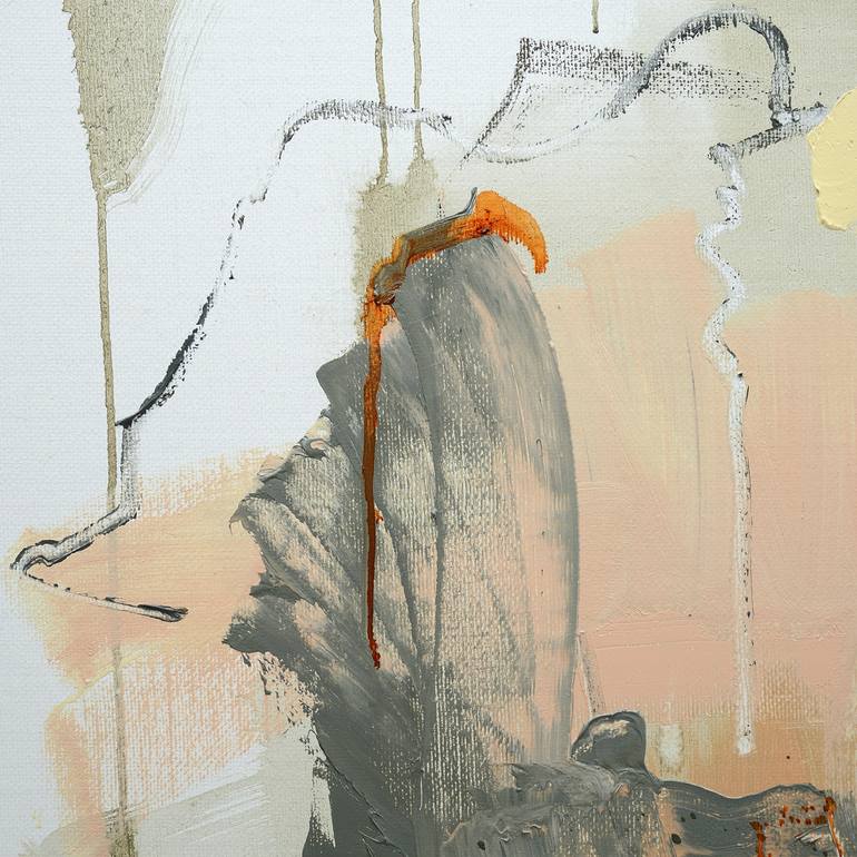 Original Minimalism Abstract Painting by Larissa Eremeeva