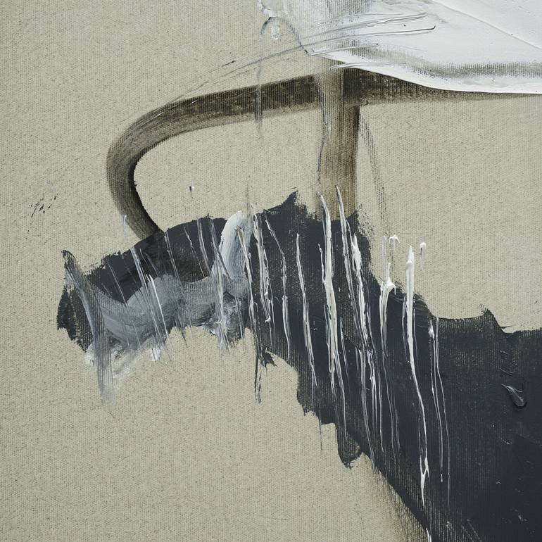 Original Minimalism Abstract Painting by Larissa Eremeeva