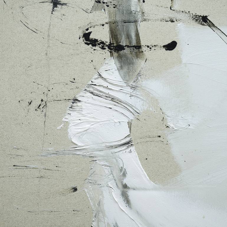 Original Minimalism Abstract Painting by Larissa Eremeeva