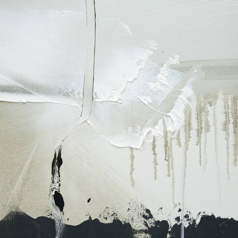 Original Minimalism Abstract Painting by Larissa Eremeeva