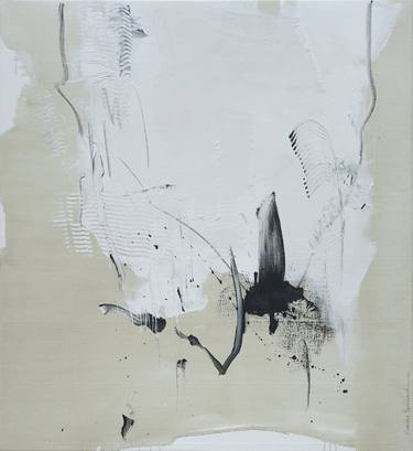 Original Minimalism Abstract Painting by Larissa Eremeeva