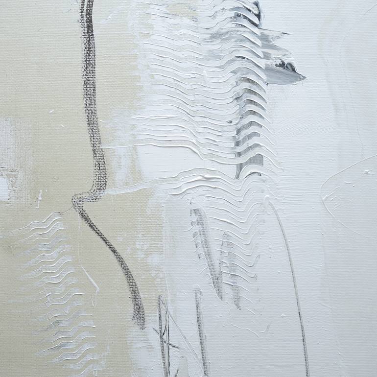 Original Minimalism Abstract Painting by Larissa Eremeeva
