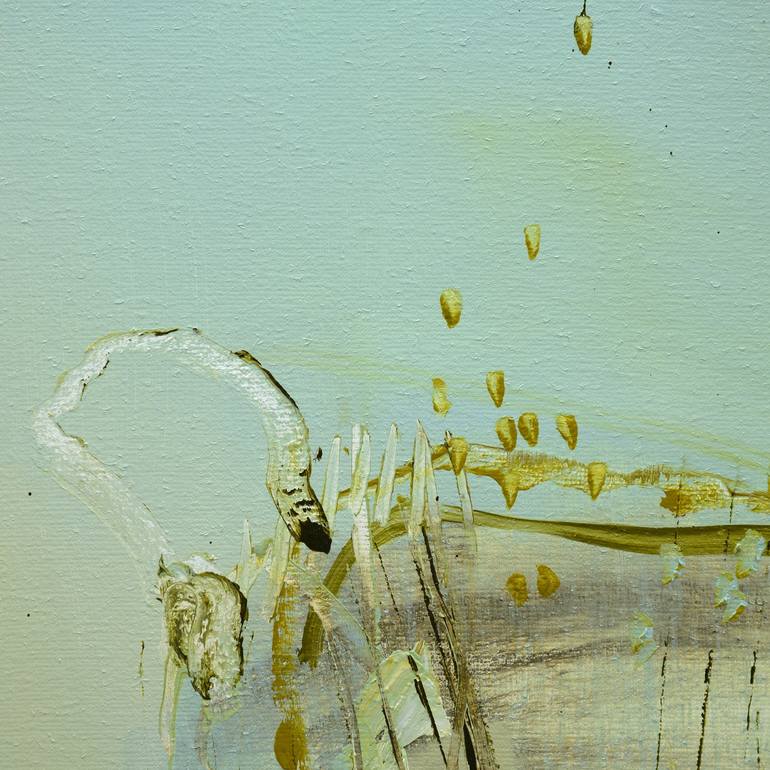 Original Minimalism Abstract Painting by Larissa Eremeeva