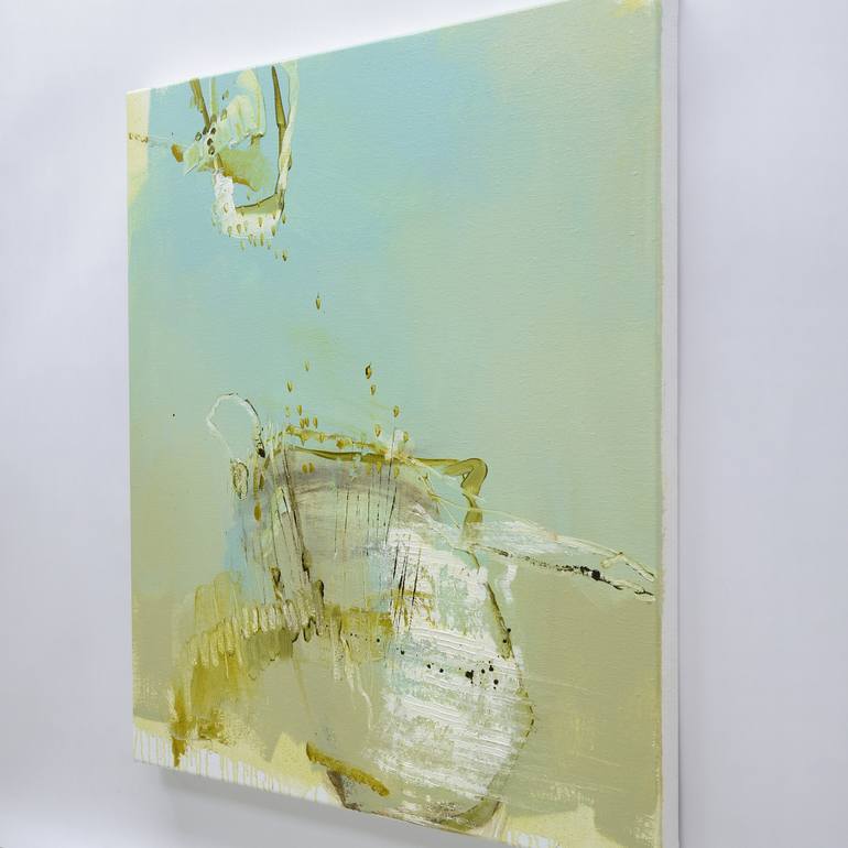 Original Minimalism Abstract Painting by Larissa Eremeeva