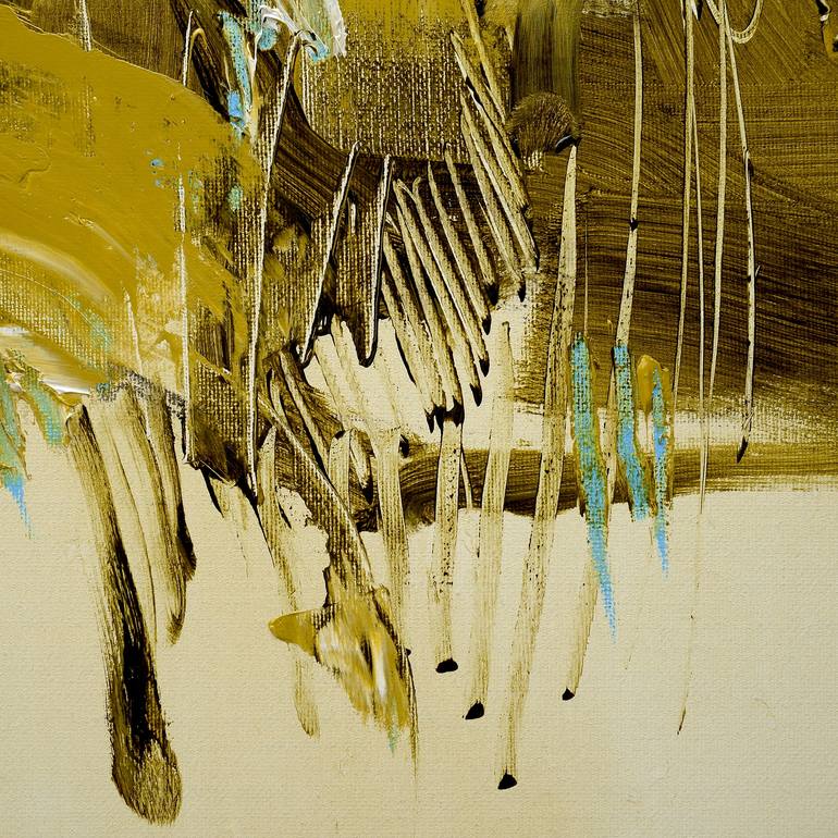 Original Minimalism Abstract Painting by Larissa Eremeeva