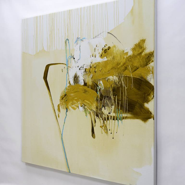 Original Minimalism Abstract Painting by Larissa Eremeeva