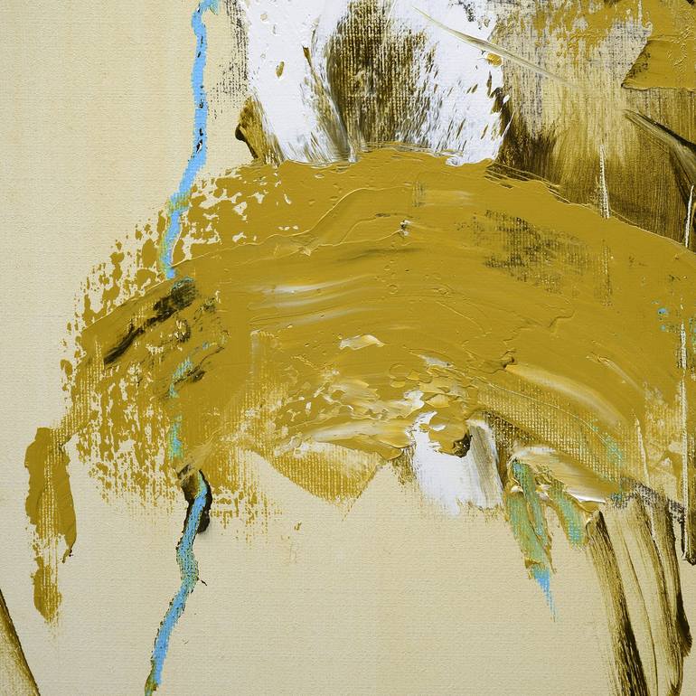 Original Minimalism Abstract Painting by Larissa Eremeeva