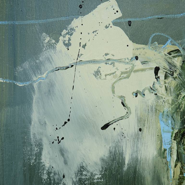 Original Minimalism Abstract Painting by Larissa Eremeeva