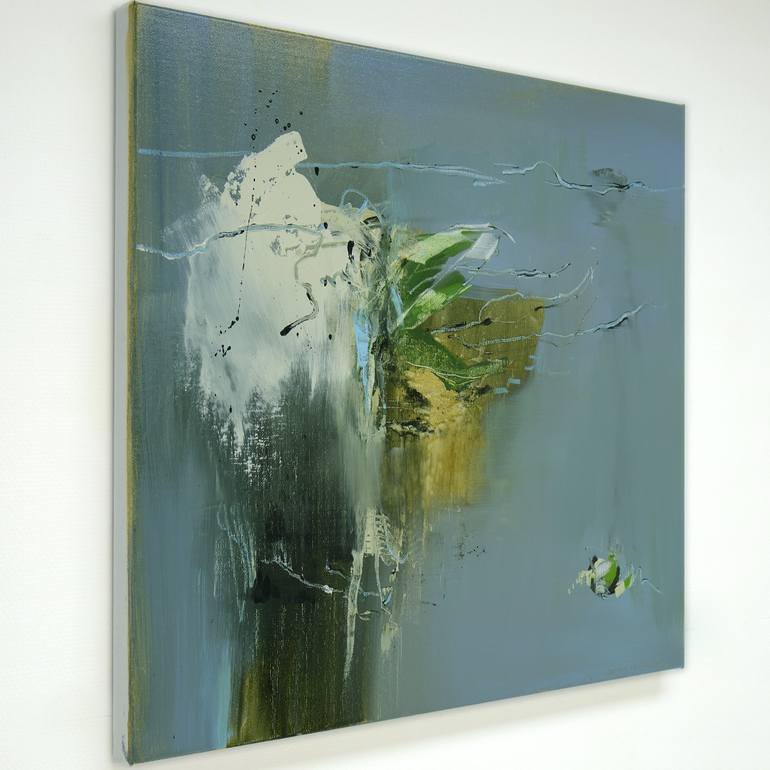 Original Minimalism Abstract Painting by Larissa Eremeeva