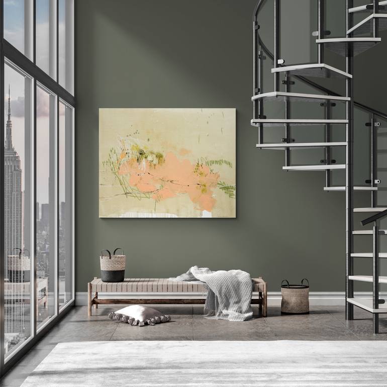 Original Abstract Expressionism Abstract Painting by Larissa Eremeeva