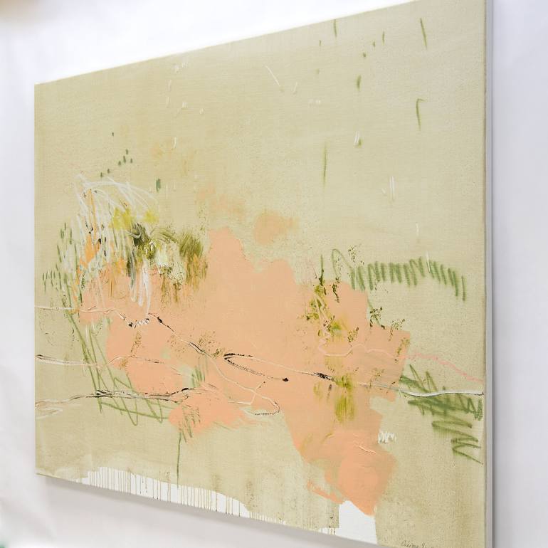 Original Abstract Expressionism Abstract Painting by Larissa Eremeeva