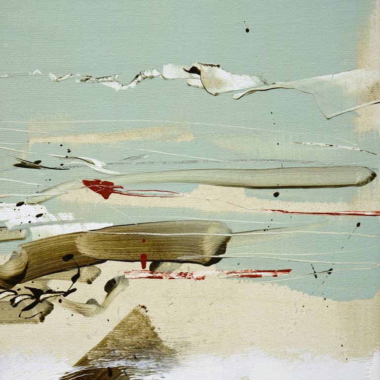 Original Abstract Expressionism Abstract Painting by Larissa Eremeeva