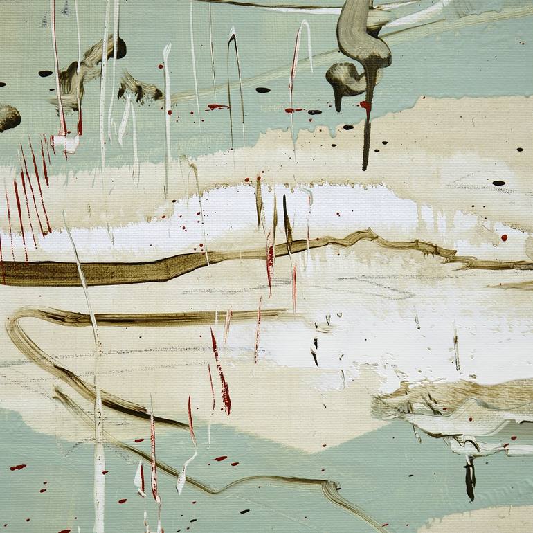 Original Abstract Expressionism Abstract Painting by Larissa Eremeeva