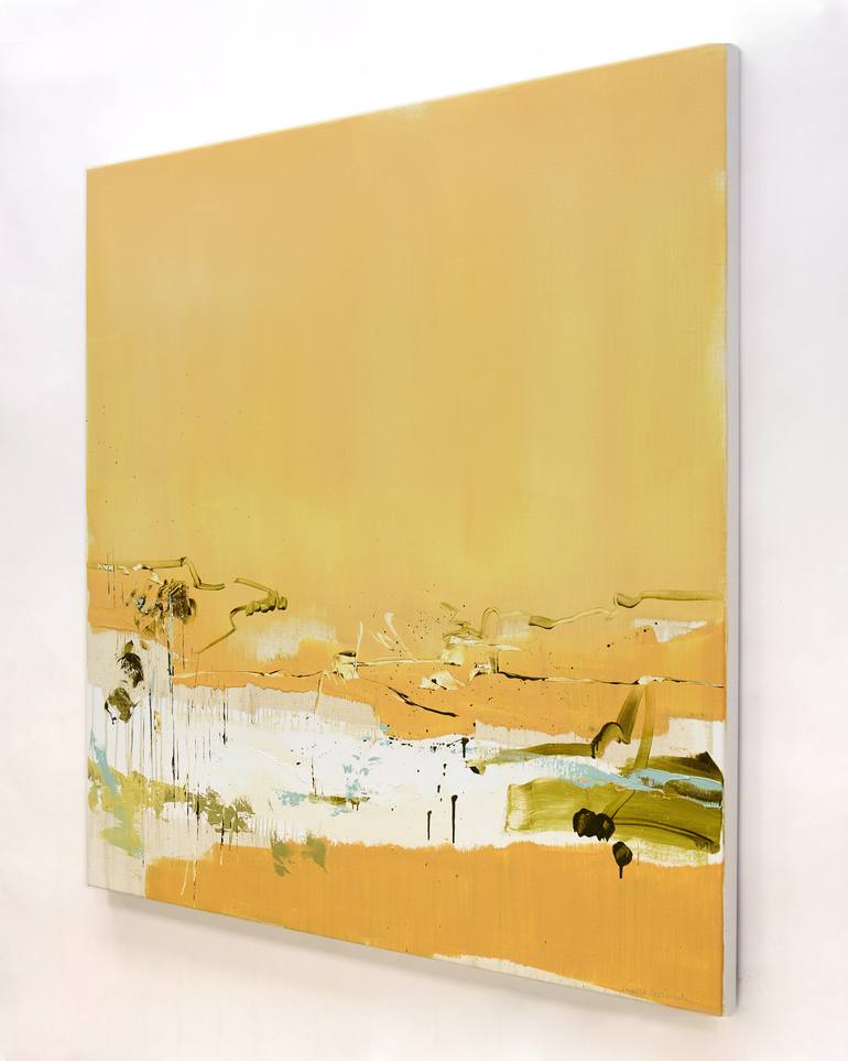 Original Abstract Expressionism Abstract Painting by Larissa Eremeeva