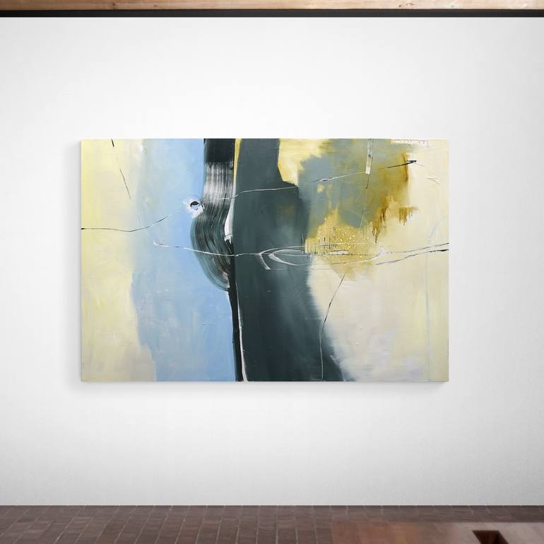 Original Abstract Mortality Painting by Larissa Eremeeva