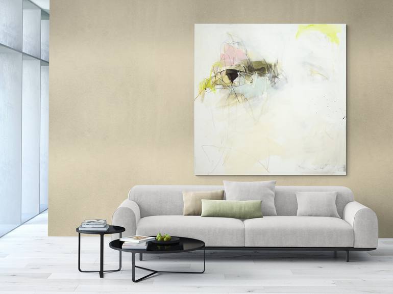 Original Abstract Expressionism Abstract Painting by Larissa Eremeeva