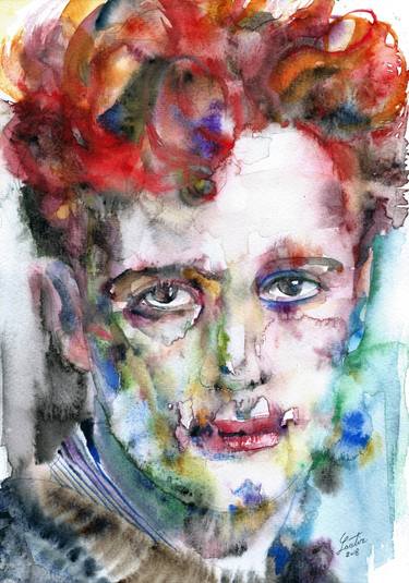 Original Portraiture People Paintings by Lautir -