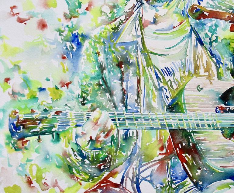 Original Portraiture Music Painting by Lautir -