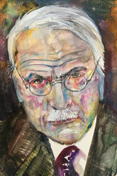 Original Portraiture People Paintings by Lautir -