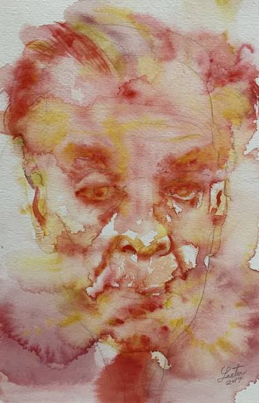 Original Portraiture People Paintings by Lautir -