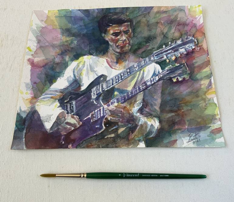 Original Portraiture Music Painting by Lautir -