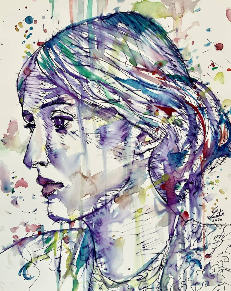 Print of Portraiture People Paintings by Lautir -
