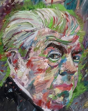 Original Portraiture People Paintings by Lautir -