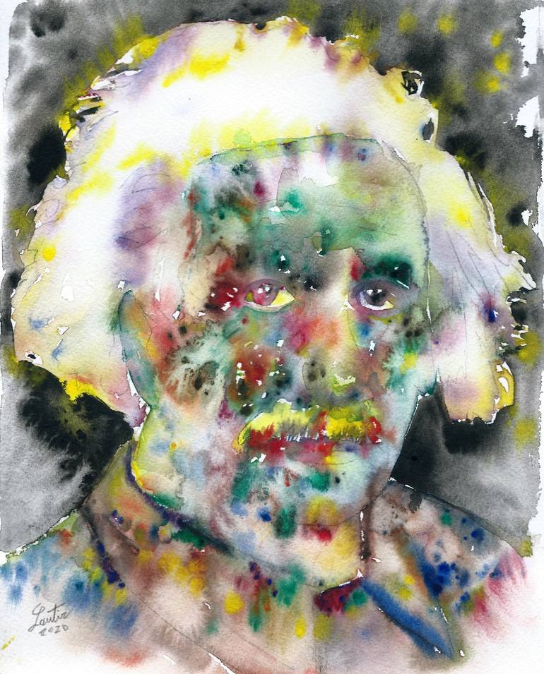 Original Portraiture People Paintings by Lautir -