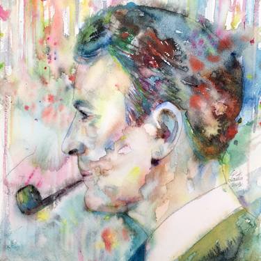 Original Portraiture People Paintings by Lautir -