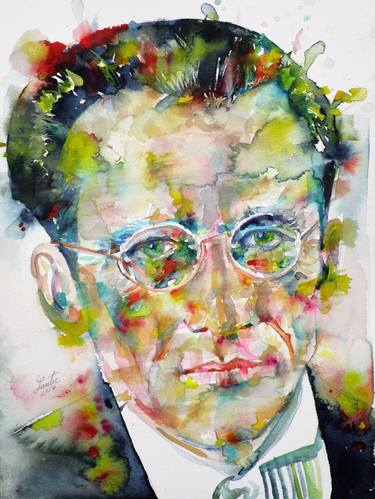 Original Portraiture People Paintings by Lautir -