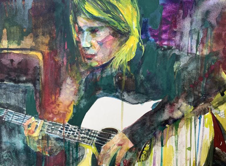 Print of Portraiture Music Paintings by Lautir -