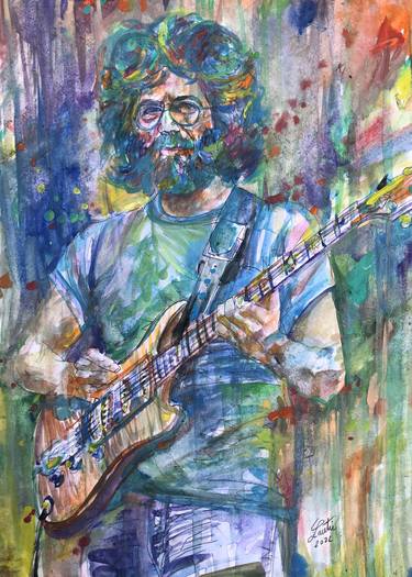 Original Figurative Music Paintings by Lautir -