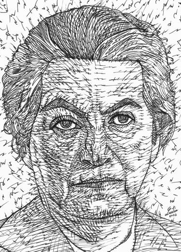 Original Portraiture People Drawings by Lautir -