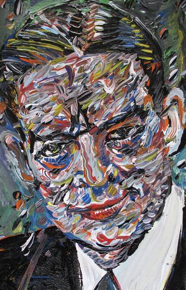 Original Portraiture People Paintings by Lautir -